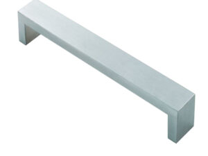 Fingertip Square Section Cabinet Handle (Multiple Sizes), Stainless Steel