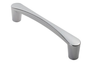 Fingertip Venturi D Cabinet Pull Handles (128Mm Or 160Mm C/C), Polished Chrome