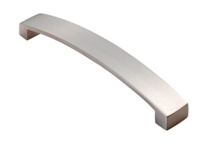 Fingertip Curva Bow Cabinet Pull Handles (160Mm Or 224Mm C/C), Satin Nickel