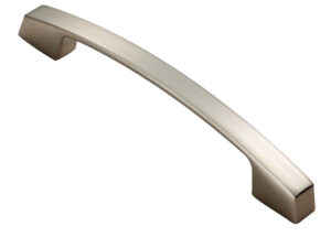 Fingertip Bridge Cabinet Pull Handle (128Mm Or 160Mm C/C), Satin Nickel