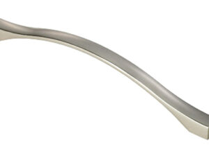 Fingertip Saro Bow Cupboard Handle (160Mm), Satin Nickel