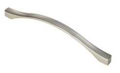 Fingertip Saro Bow Cupboard Handle (160Mm), Satin Nickel