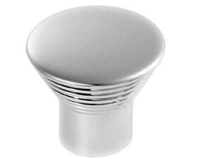 Fingertip Aztec Ringed Cupboard Knobs (30Mm), Satin Nickel