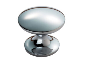 Fingertip Silhouette Cupboard Knob, Polished Chrome