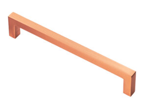 Fingertip Block Cabinet Pull Handles (160Mm C/C), Satin Copper