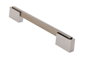 Fingertip Aria Cupboard Pull Handle (223Mm Or 320Mm C/C), Satin Nickel & Polished Chrome