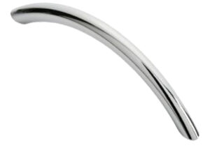 Fingertip Bow Handle (Multiple Sizes), Polished Chrome