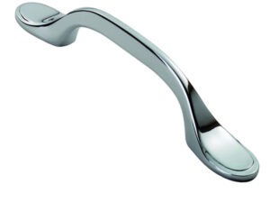 Fingertip Shaker Style Cabinet Pull Handle (76Mm C/C), Polished Chrome