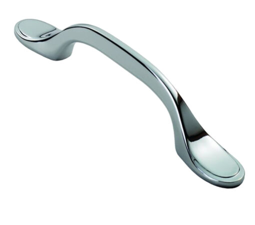 Fingertip Shaker Style Cabinet Pull Handle (76Mm C/C), Polished Chrome