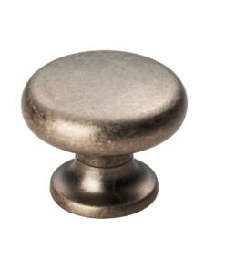 Fingertip Temperance Cupboard Knob, Pewter Effect