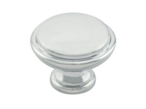 Fingertip Shaker Style Cupboard Knob, Polished Chrome