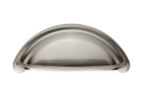 Cottage Cupboard Cup Pull Handle (76Mm C/C), Satin Nickel