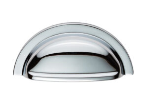 Oxford Cupboard Cup Pull Handle (76Mm C/C), Polished Chrome