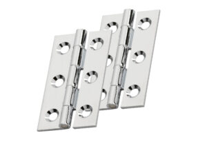 Fingertip Cabinet Hinges (50Mm X 28Mm Or 64Mm X 35Mm), Polished Chrome (Sold In Pairs)