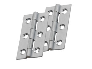 Fingertip Cabinet Hinges (50Mm X 28Mm Or 64Mm X 35Mm), Satin Chrome (Sold In Pairs)