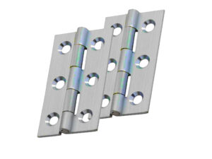 Fingertip Cabinet Hinges (50Mm X 28Mm Or 64Mm X 35Mm), Self Coloured (Sold In Pairs)