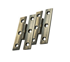 Fingertip H Pattern Hinges (64Mm X 35Mm), Antique Brass (Sold In Pairs)