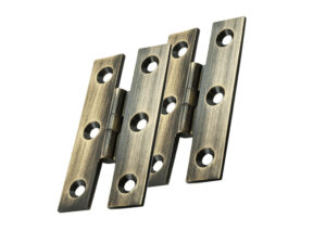 Fingertip H Pattern Hinges (64Mm X 35Mm), Antique Brass (Sold In Pairs)