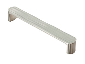 Fingertip Cadurci Cabinet Pull Handle (160Mm C/C), Satin Nickel