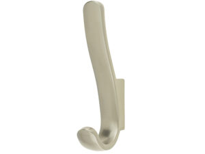 Frelan Hardware Misteron Hat & Coat Hook (135Mm X 57Mm), Brushed Nickel