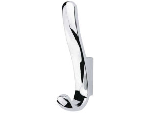 Frelan Hardware Misteron Hat & Coat Hook (135Mm X 57Mm), Polished Chrome