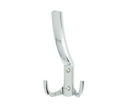 Frelan Hardware Vittoria Hat & Coat Hook (144Mm X 60Mm), Polished Chrome