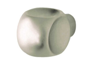 Frelan Hardware Cubo Cabinet Knob (12Mm Diameter), Satin Nickel