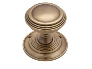 Heritage Brass Goodrich Mortice Door Knobs, Antique Brass (Sold In Pairs)