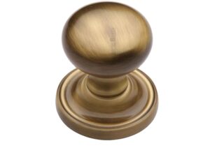 Heritage Brass Hampstead Mortice Door Knobs, Antique Brass (Sold In Pairs)