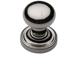 Heritage Brass Hampstead Mortice Door Knobs, Polished Nickel (Sold In Pairs)