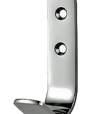 Eurospec Flat Coat Hook, Polished Or Satin Stainless Steel