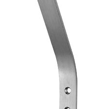 Eurospec Flat Hat And Coat Hook, Polished Or Satin Stainless Steel