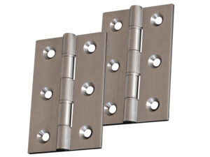 3 Or 4 Inch Double Washered Hinges, Matt Bronze (Sold In Pairs)