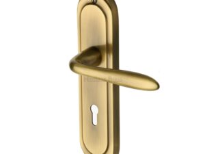 Heritage Brass Henley Antique Brass Door Handles - (Sold In Pairs)