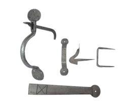 Frelan Hardware Handforged Suffolk Thumb Door/Gate Latch, Pewter Finish