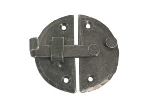 Frelan Hardware Handforged Cabinet Latch (72Mm Diameter), Pewter