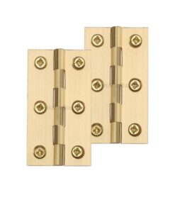 Heritage Brass Extruded Brass Cabinet Hinges (2.5 Inch Or 3 Inch), Satin Brass (Sold In Pairs)