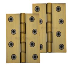 Heritage Brass 4" X 2 5/8" Heavier Duty Double Phosphor Washered Butt Hinges, Antique Brass - (Sold In Pairs)