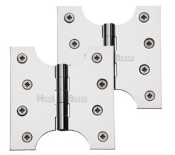 Heritage Brass 4 Inch Parliament Hinges, Polished Chrome (Sold In Pairs)