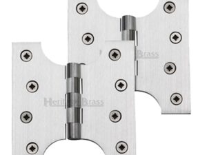 Heritage Brass 4 Inch Parliament Hinges, Satin Chrome (Sold In Pairs)