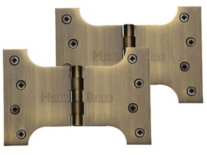 Heritage Brass 6 Inch Parliament Hinges, Antique Brass (Sold In Pairs)