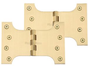 Heritage Brass 6 Inch Parliament Hinges, Satin Brass (Sold In Pairs)