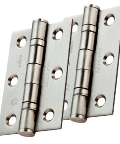 Eurospec 3 Inch Fire Rated Grade 7 Ce Bearing Hinges, Polished, Satin, Pvd Brass Or Black Finish (Sold In Pairs)