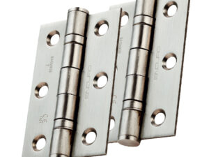 Eurospec 3 Inch Fire Rated Grade 7 Ce Bearing Hinges, Polished, Satin, Pvd Brass Or Black Finish (Sold In Pairs)