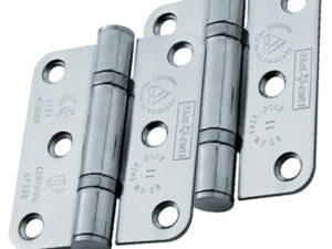 Eurospec Enduro 3 Inch Grade 11 Stainless Steel Ball Bearing Radius Hinges (Various Finishes) (Sold In Pairs)