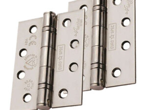 Eurospec Enduro 4 Inch Grade 13 Stainless Steel Ce Ball Bearing Hinges, (Various Finishes) (Sold In Pairs)