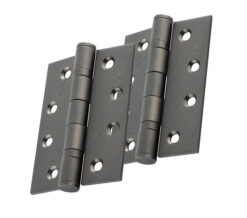 Eurospec 4 Inch Grade 13 Plain Ball Bearing Hinges, Matt Bronze (Sold In Pairs)