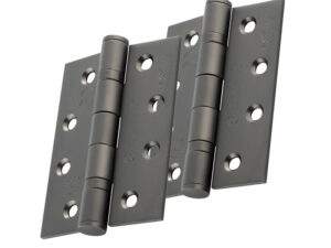 Eurospec 4 Inch Grade 13 Plain Ball Bearing Hinges, Matt Bronze (Sold In Pairs)