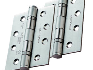 Eurospec Enduro 4 Inch Grade 13 Plain Ball Bearing Hinges, Polished Or Satin Stainless Steel (Sold In Pairs)