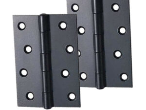 3 Or 4 Inch Butt Hinges, Black Finish (Sold In Pairs)